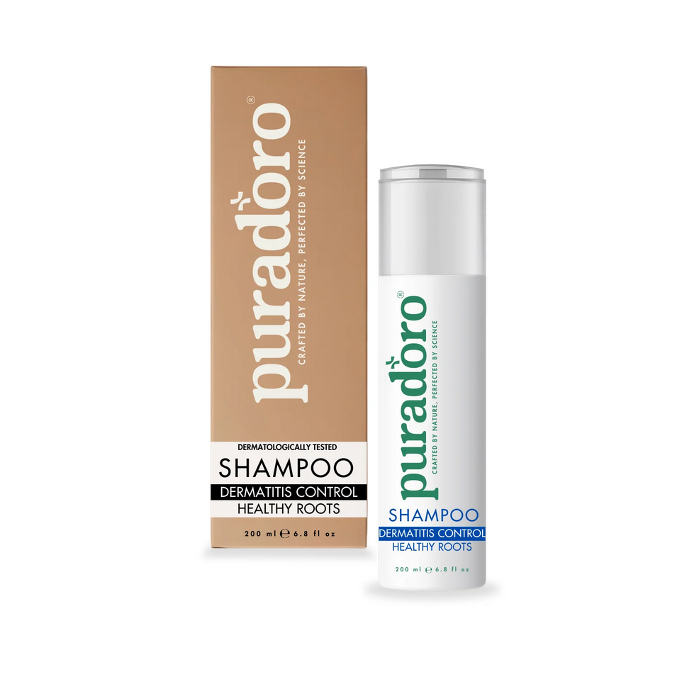 dermatitis shampoo Dermatitis Control & Healthy Roots Shampoo – Soothes Scalp, Reduces Flaking & Irritation 200ml - Image 1